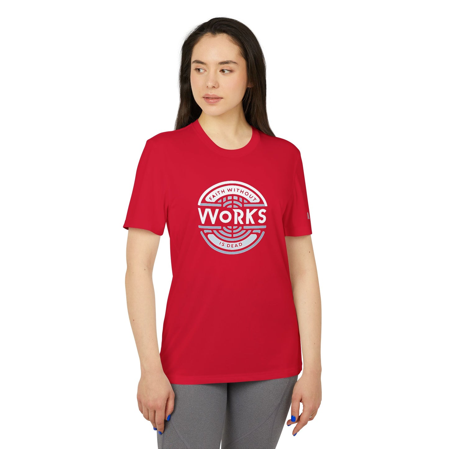 Faith Without Works Sport T-shirt - Stay Dry and Cool During Workouts!