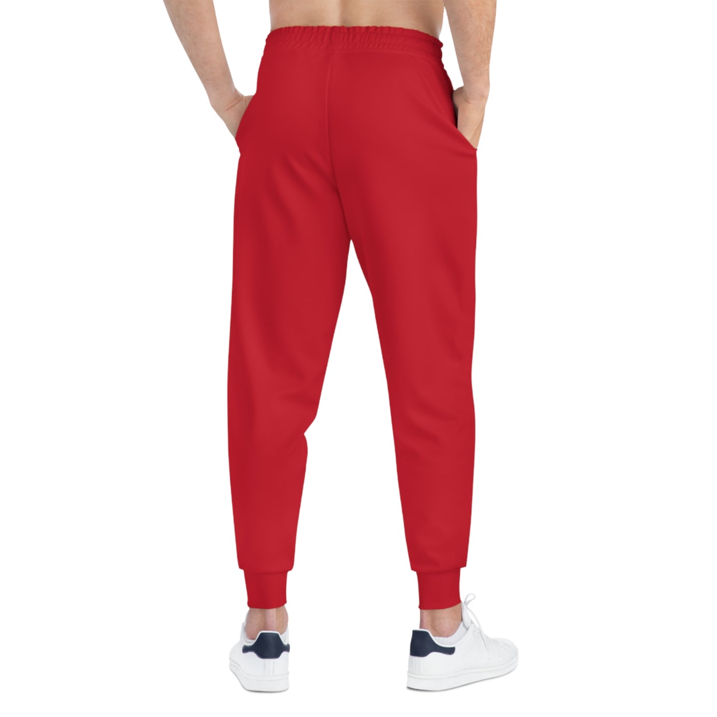 Red-No Weapon Shall Prosper Joggers