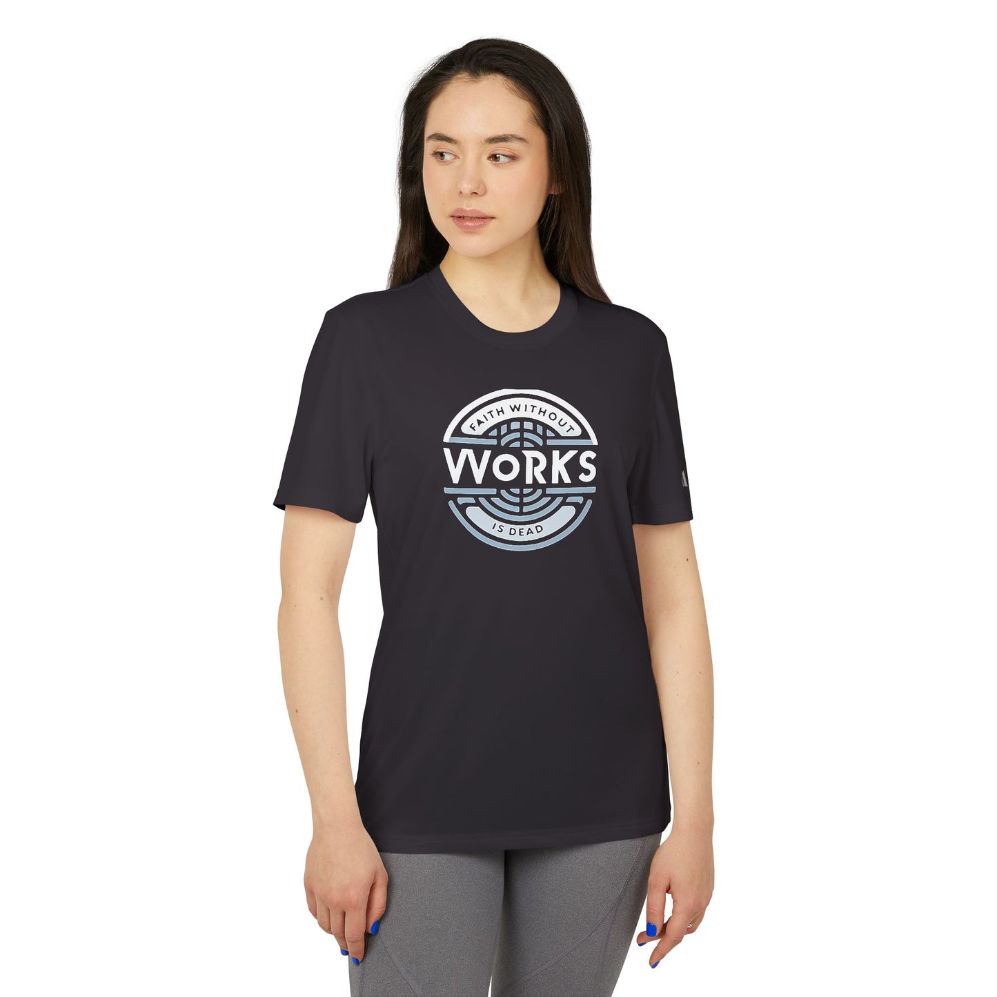 Faith Without Works Sport T-shirt - Stay Dry and Cool During Workouts!