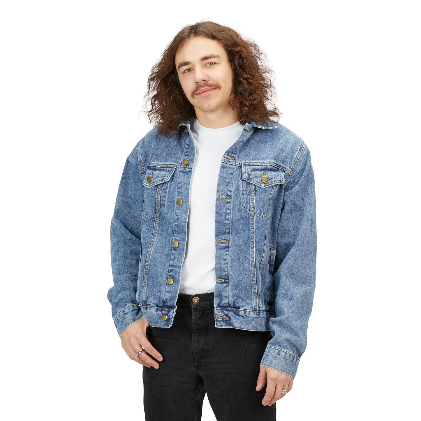 Men's MTYT Denim Jacket - You Broke My Heart But I Want to See You Good