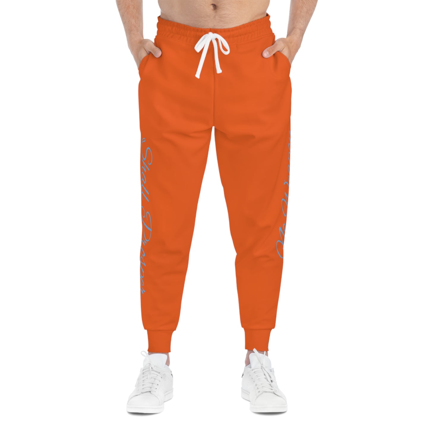 Orange- No Weapon Shall Prosper Joggers