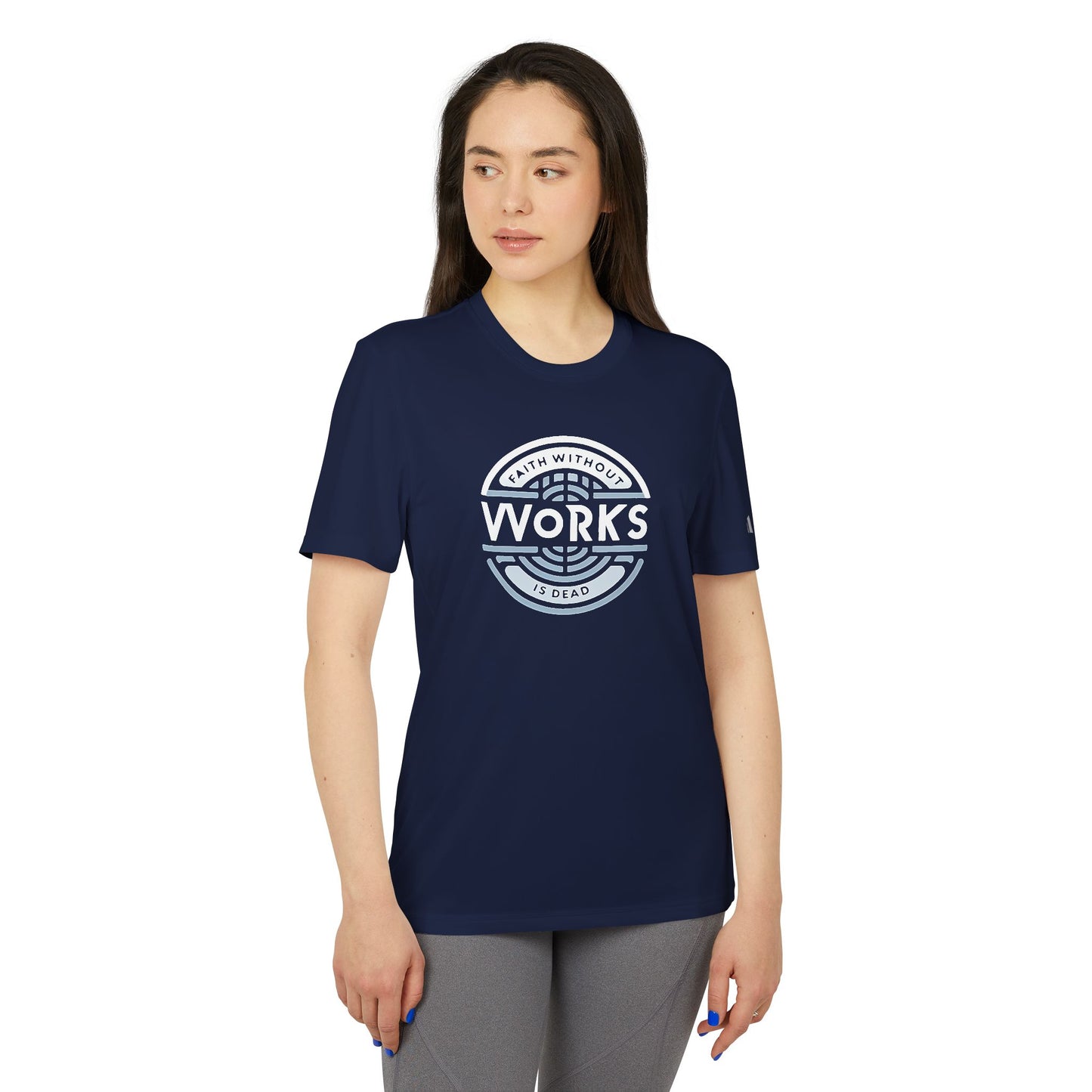Faith Without Works Sport T-shirt - Stay Dry and Cool During Workouts!