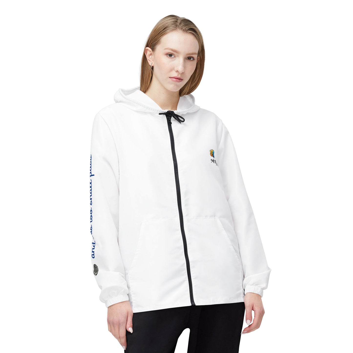 White MTYT Windbreaker Jacket