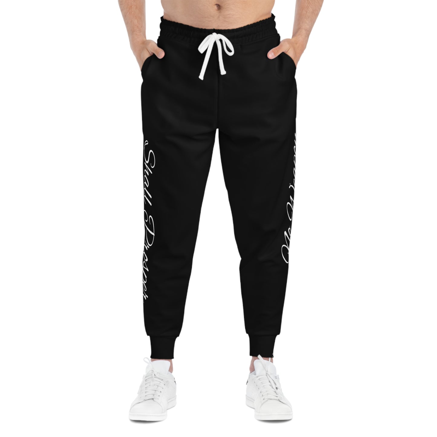 Black-No Weapon Shall Prosper Joggers